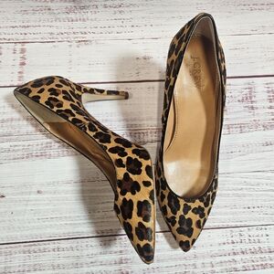 J. Crew leopard print pumps